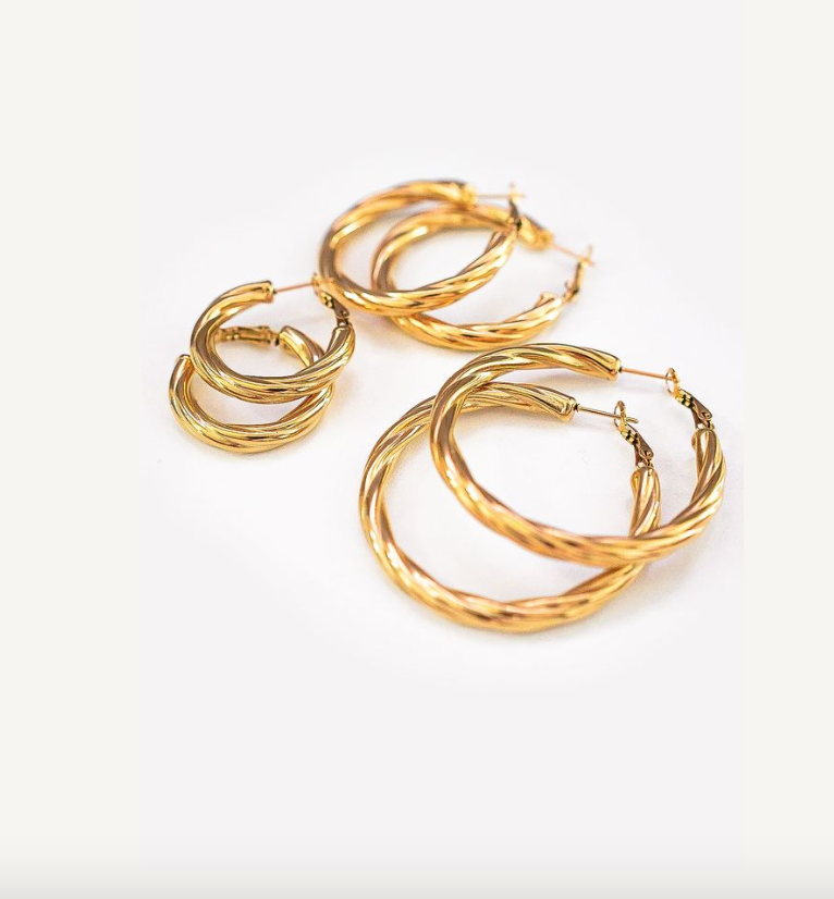 Amara Hoop Earring Size Large