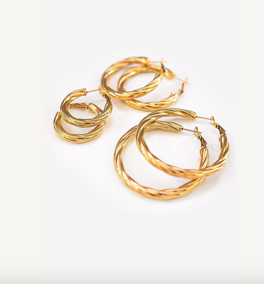 Amara Hoop Earring Size Large