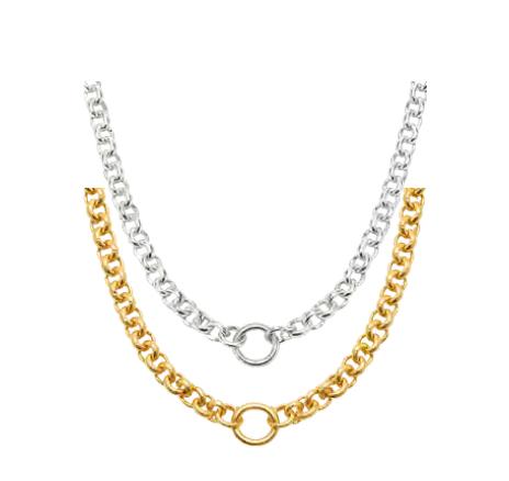 Lauren Amble 18" Rolo Charm Chain