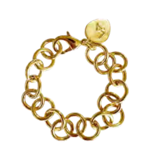 Circle Link Chunky Chain Bracelet