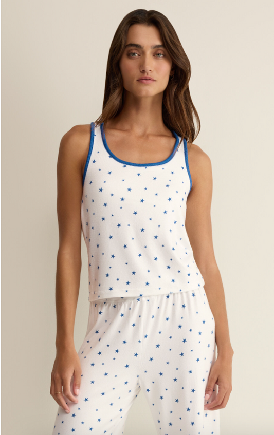 Luxe Star Tank in white