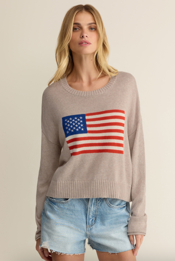 Z Supply Patriot Sweater in Natural