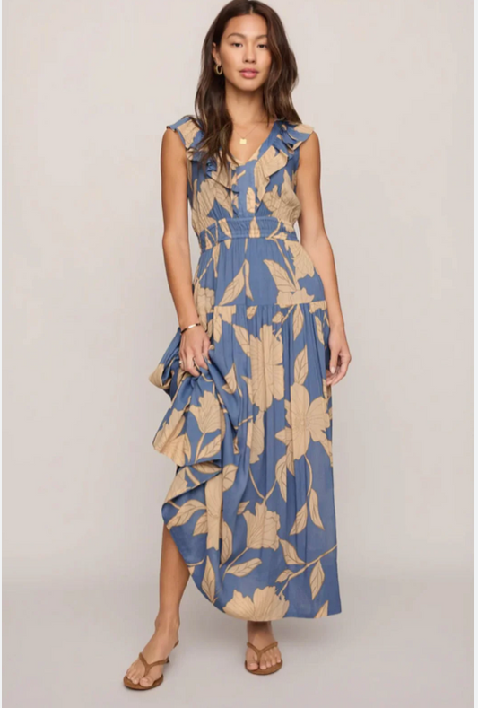 Malene Bloom Floral Maxi Dress