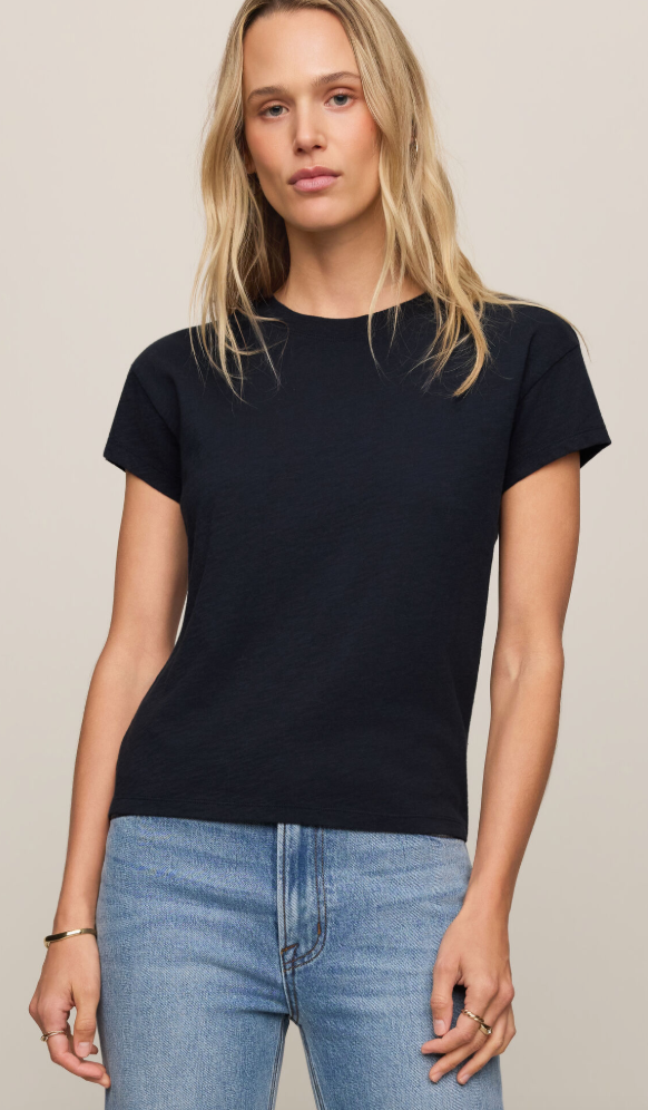 Modern Slub Tee in Heather Grey or Eclipse