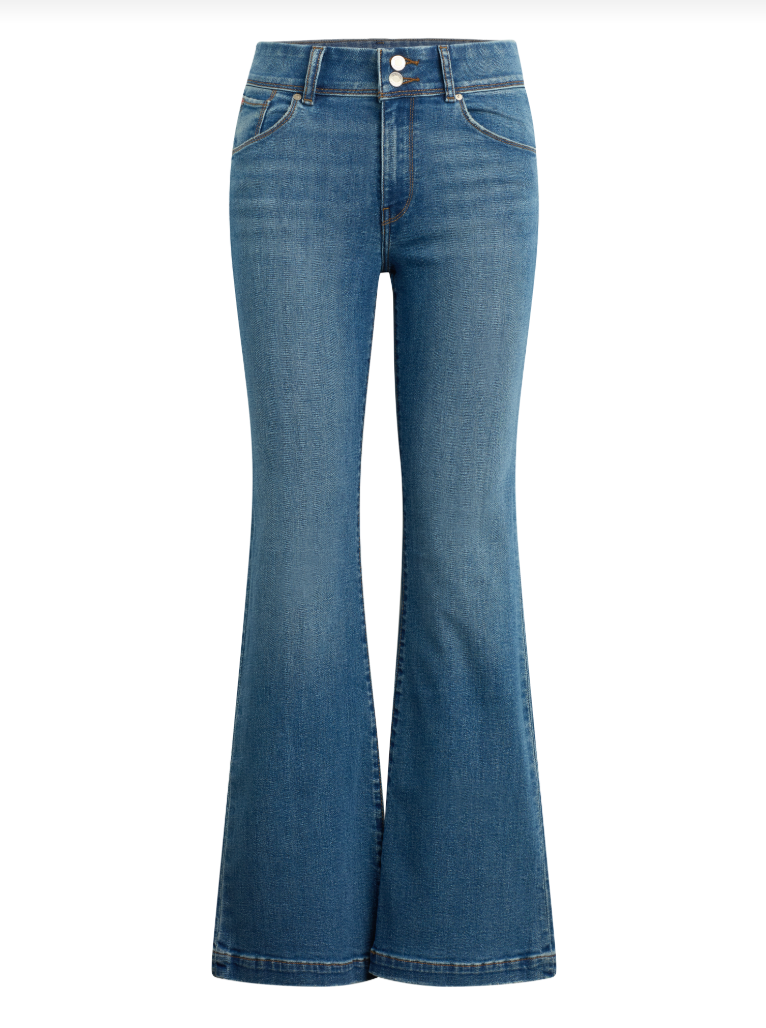 Hudson Dana High Rise Flare in Tranquil