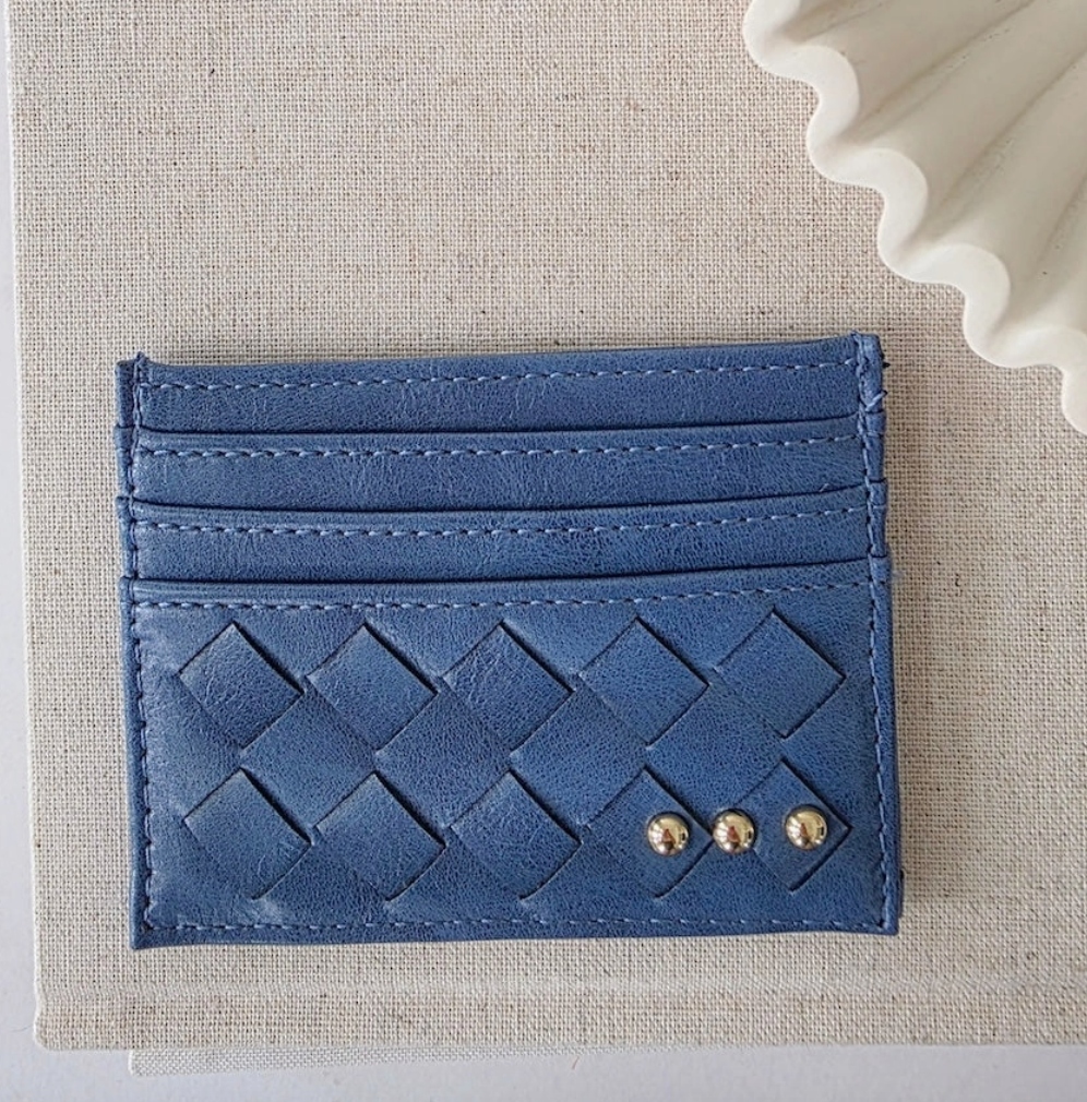 Mariah Woven Card Holder- 3 Colors