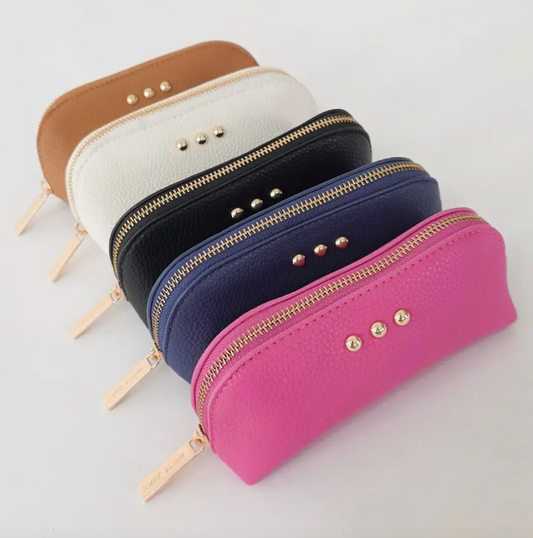 Vegan Leather Sunglass Pouch - 5 colors