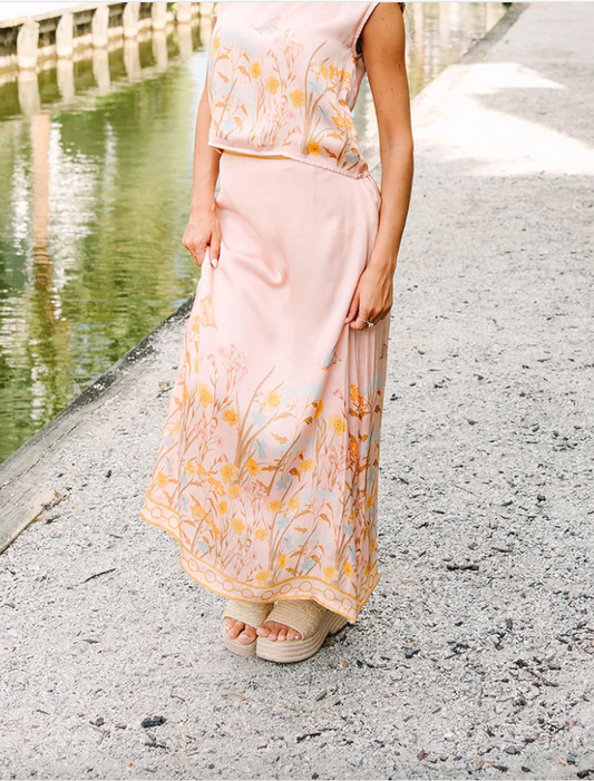 Victoria Dunn Jolie Skirt in Wild Flower