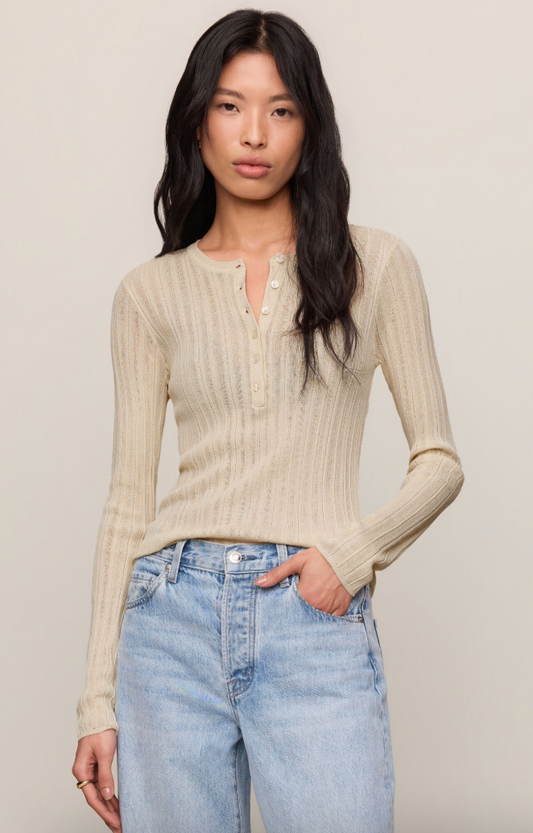 Rowena Fine Knit Sweater in Sandstone or Black