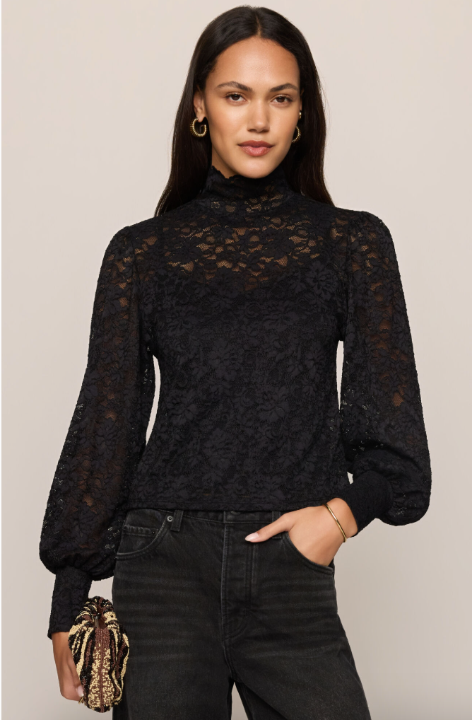 Z Supply Night Out Top in black