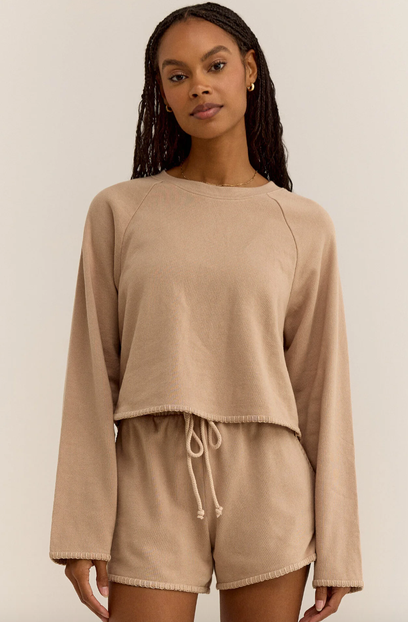 Z Supply Cropped Seville Sweatshirt (2 Colors)