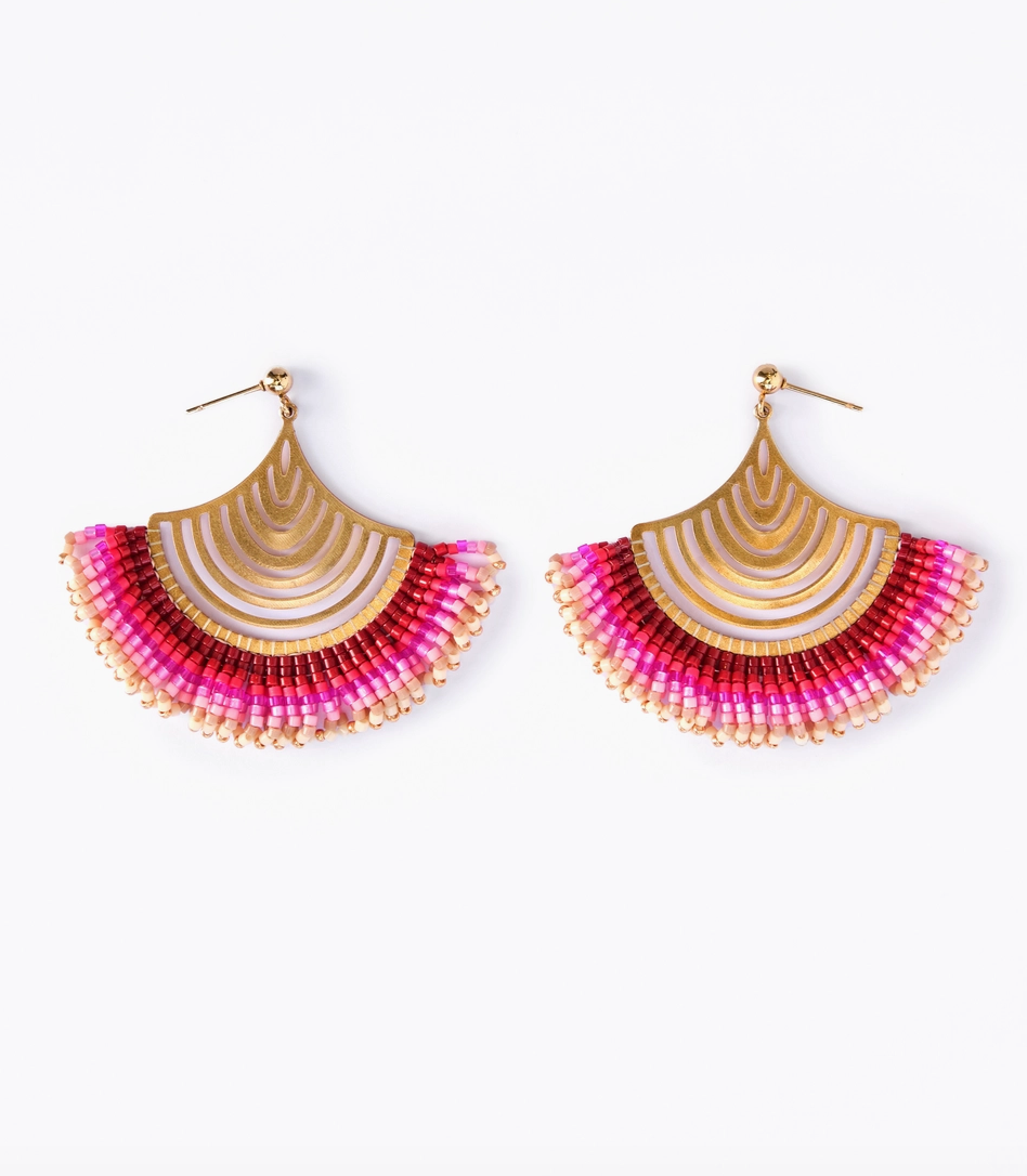 Flamenco Fan Earrings