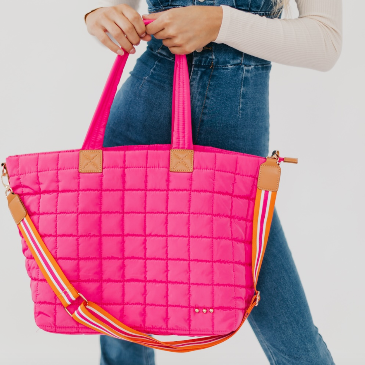 Day Dreamer Quilted Tote (3 colors)