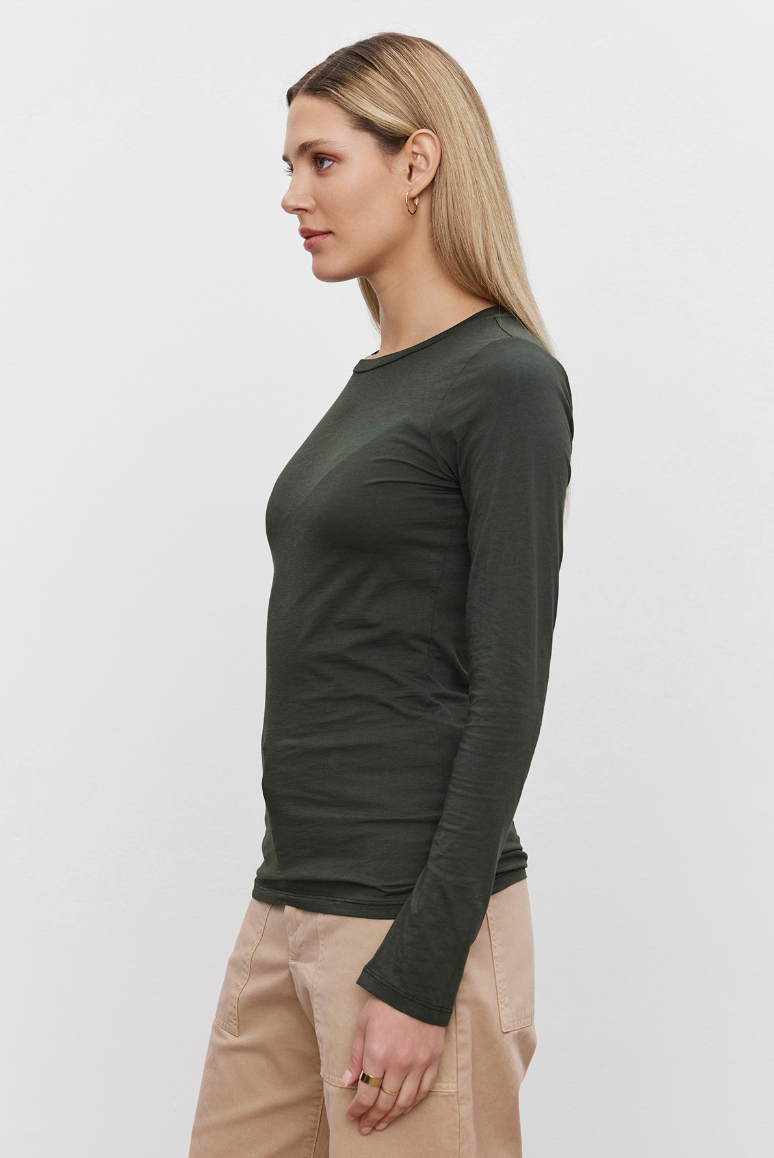 Velvet by Graham & Spencer Zofina Long Sleeve Tee (3 Colors)