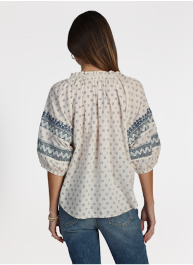 Dylan Beau Print Jolie Top