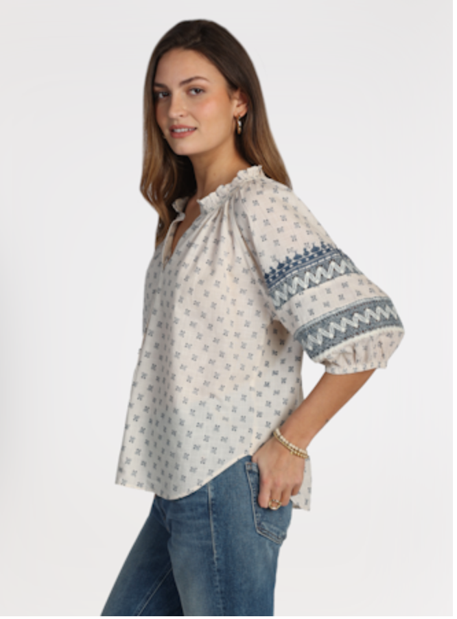 Dylan Beau Print Jolie Top