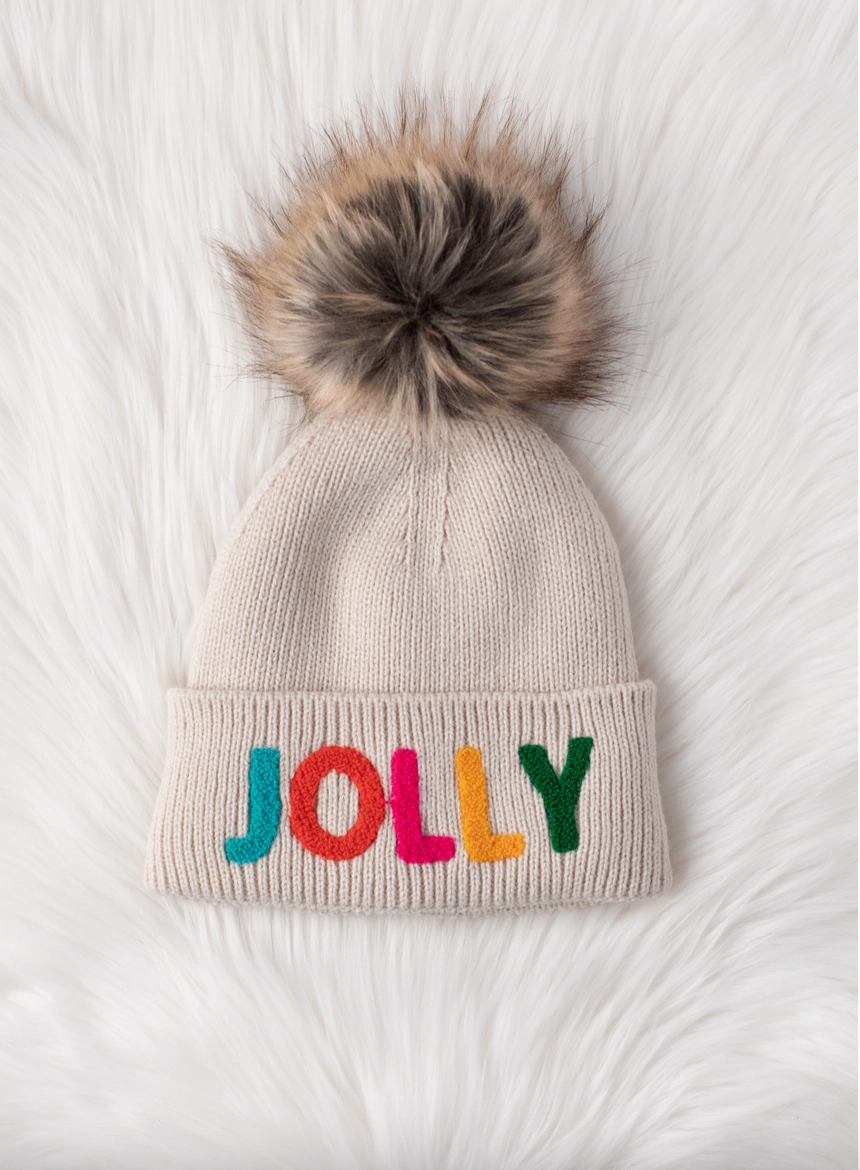 Jolly Pom Pom Hat