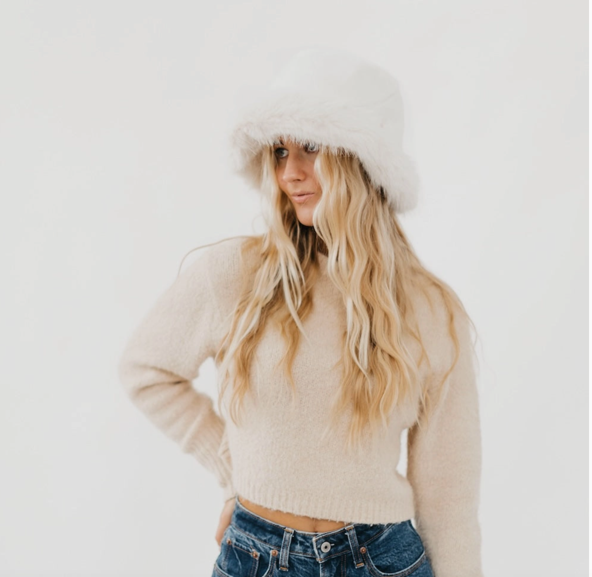 Faux Fur Bucket Hat