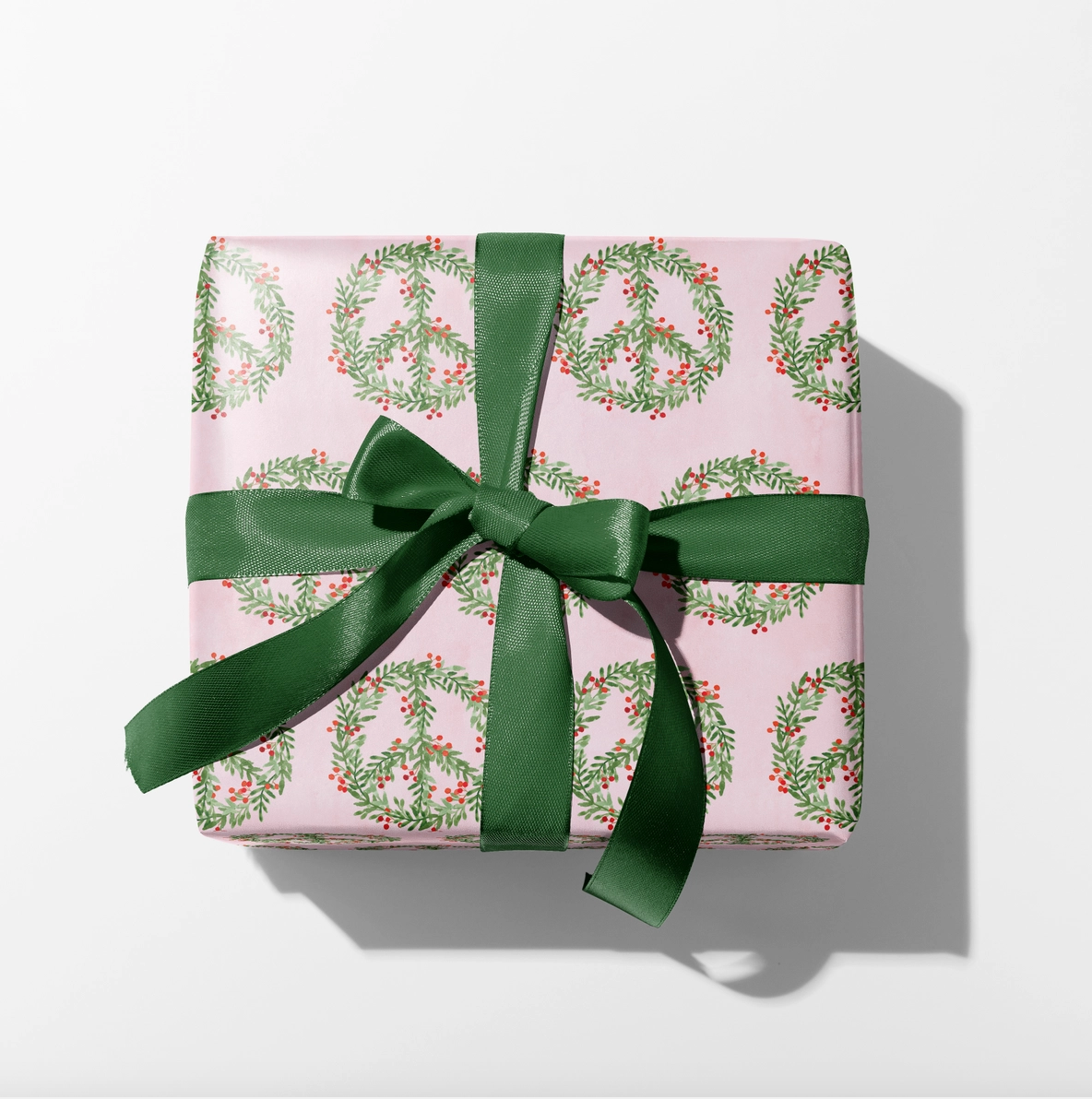 Peace Wreath Gift Wrap