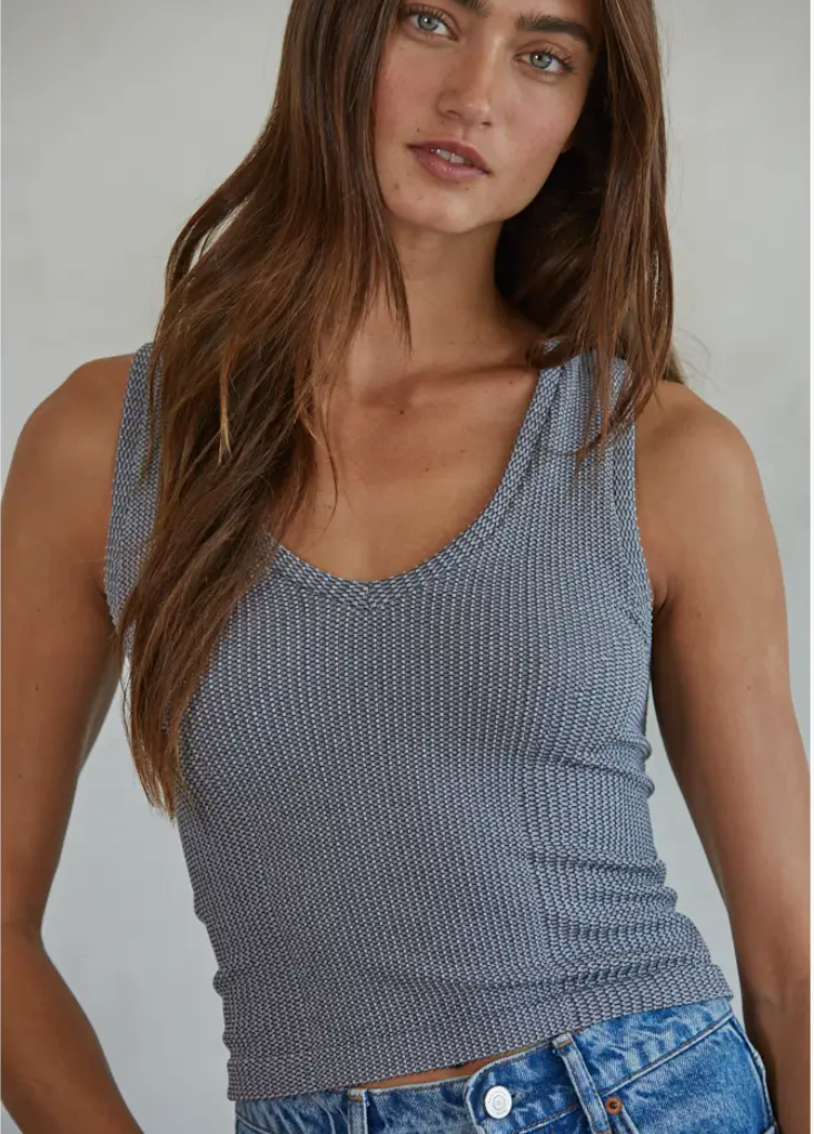 Seamless Knit Nylon Tank