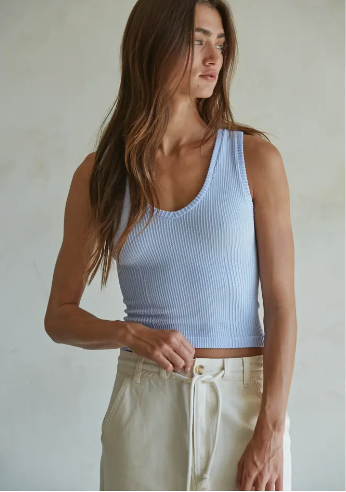 Seamless Knit Nylon Tank