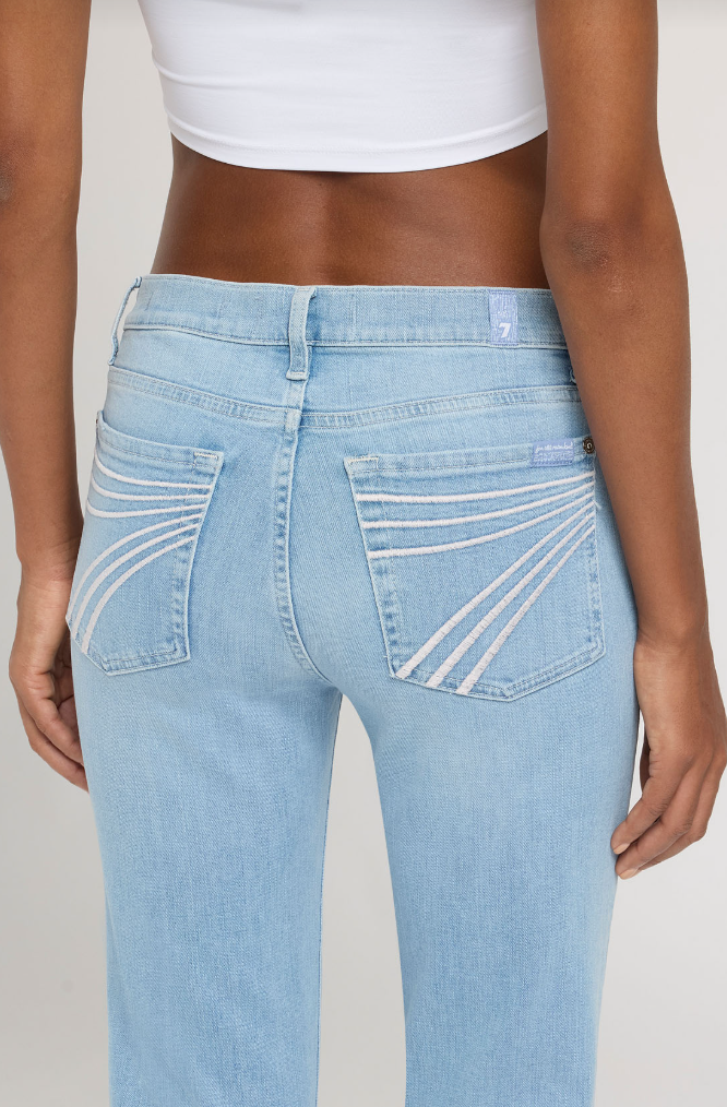 7 For All Mankind Tailorless Dojo in Indigo Bloom