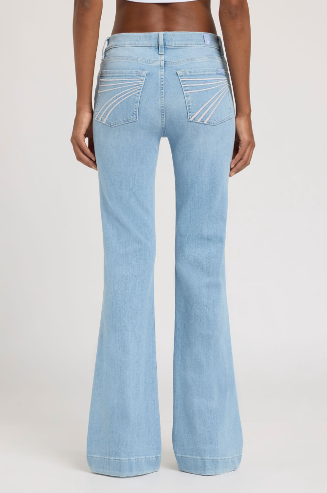 7 For All Mankind Tailorless Dojo in Indigo Bloom