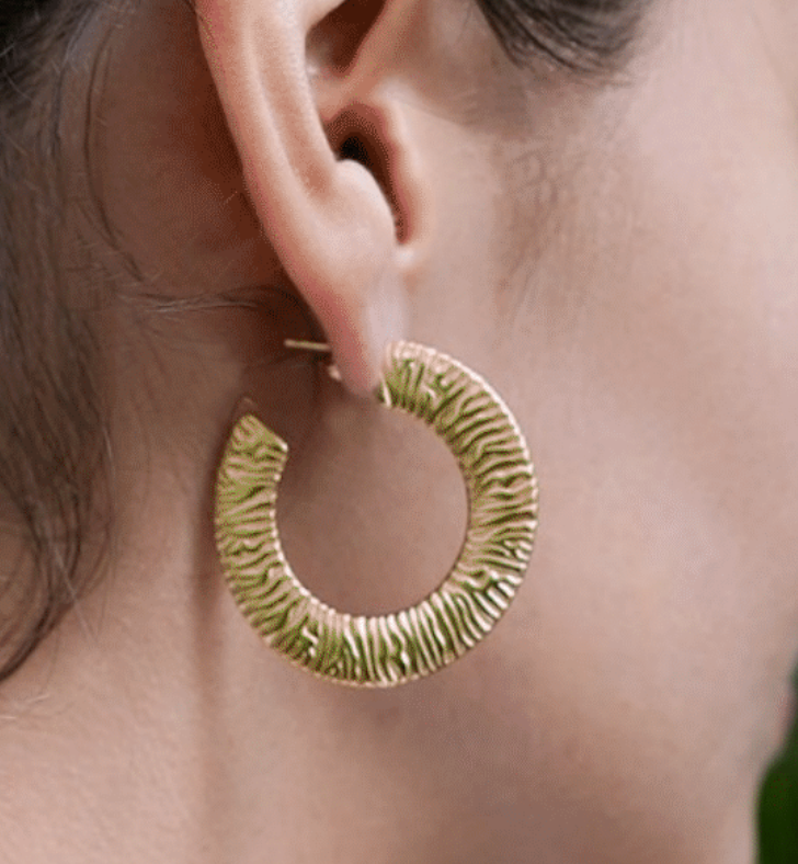 Renata Gold Hoop Earring