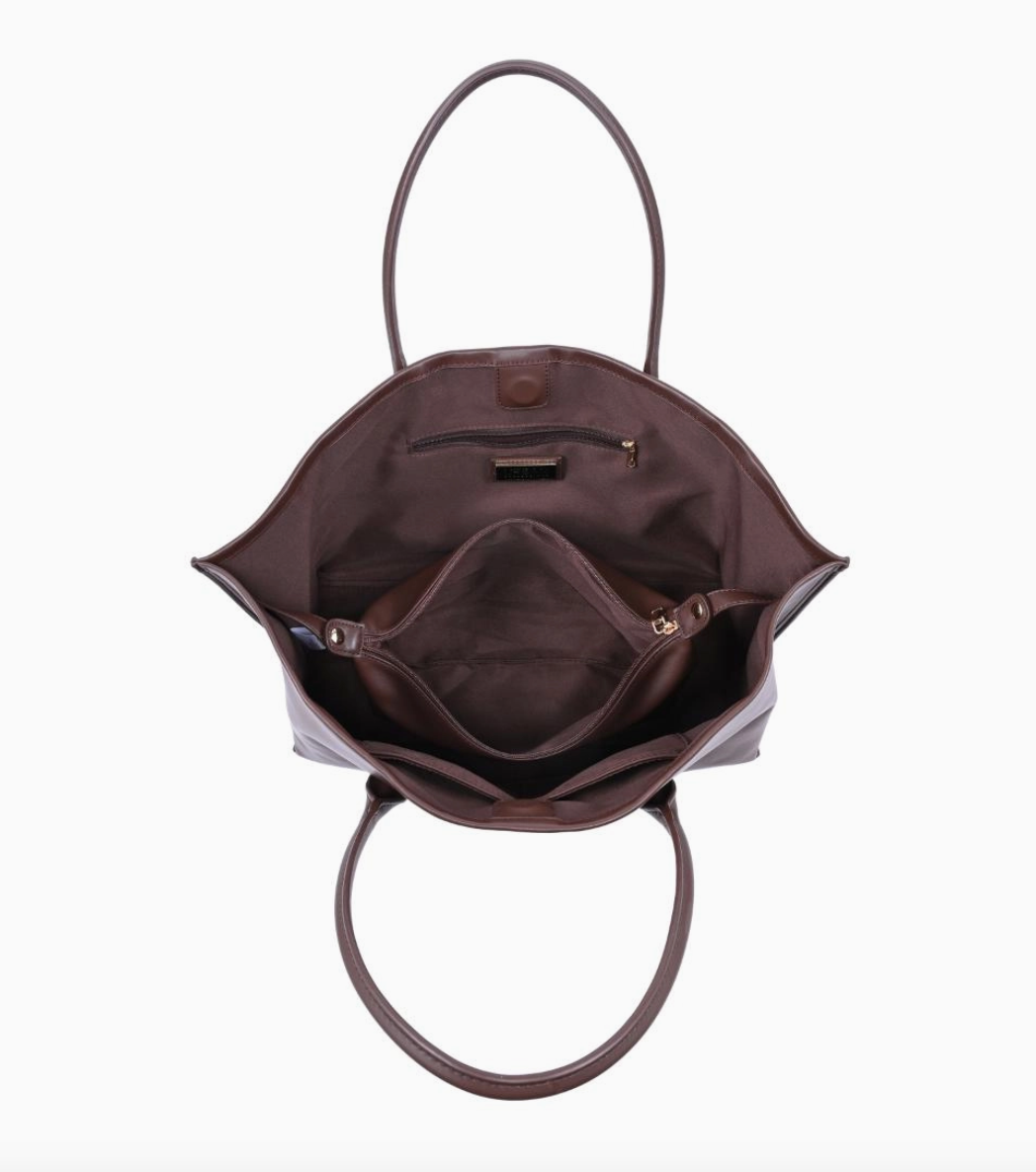 Levi Vegan Leather Tote in 3 colors