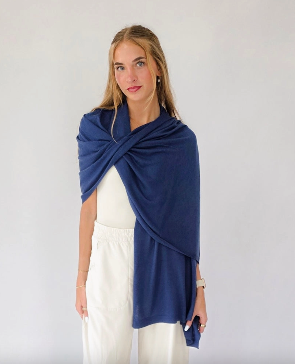 Catalina Cashmere Blend Travel Wrap