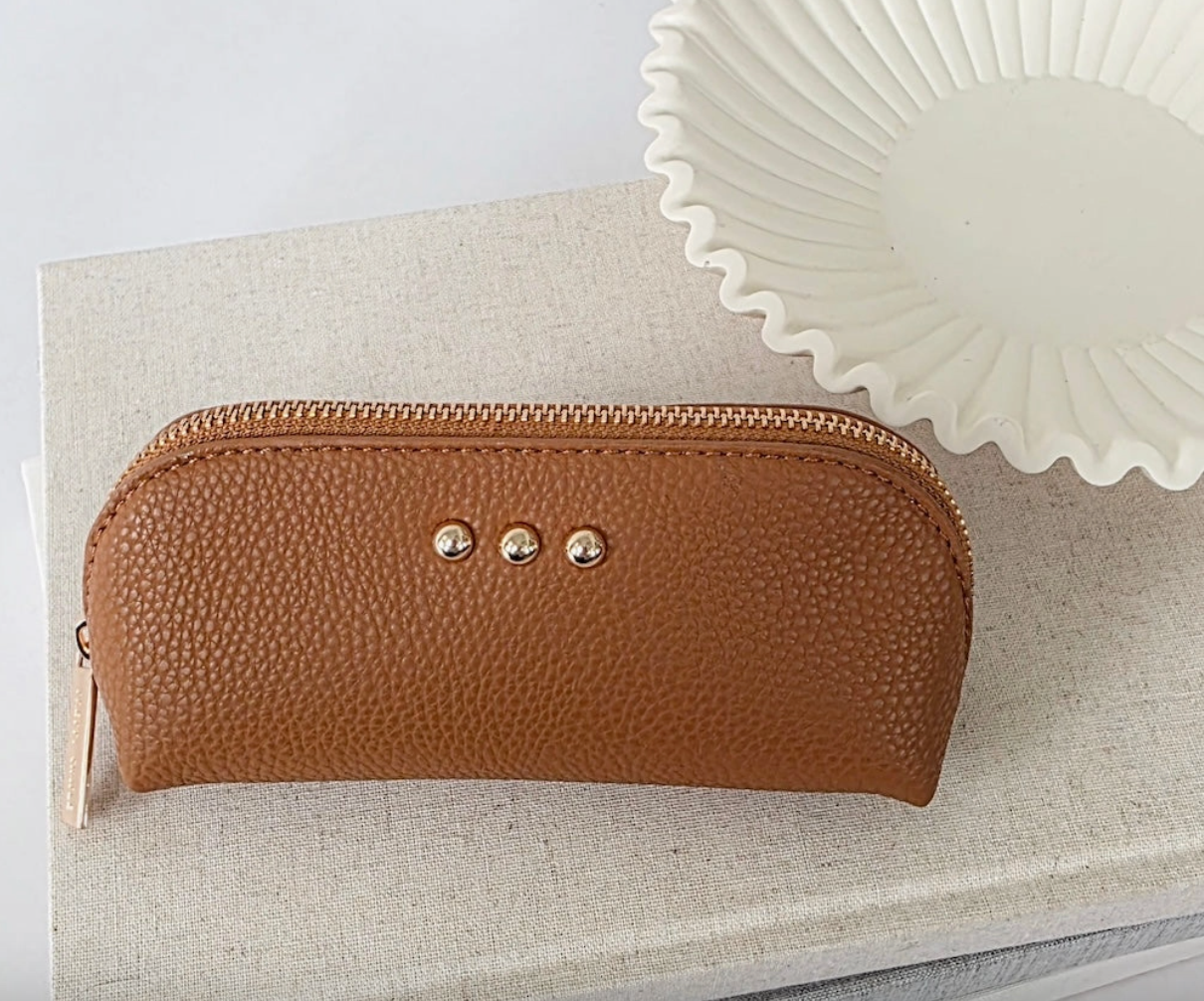 Vegan Leather Sunglass Pouch - 5 colors