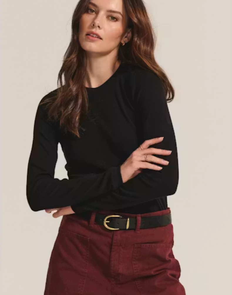 Velvet by Graham & Spencer Camino Long Sleeve Tee