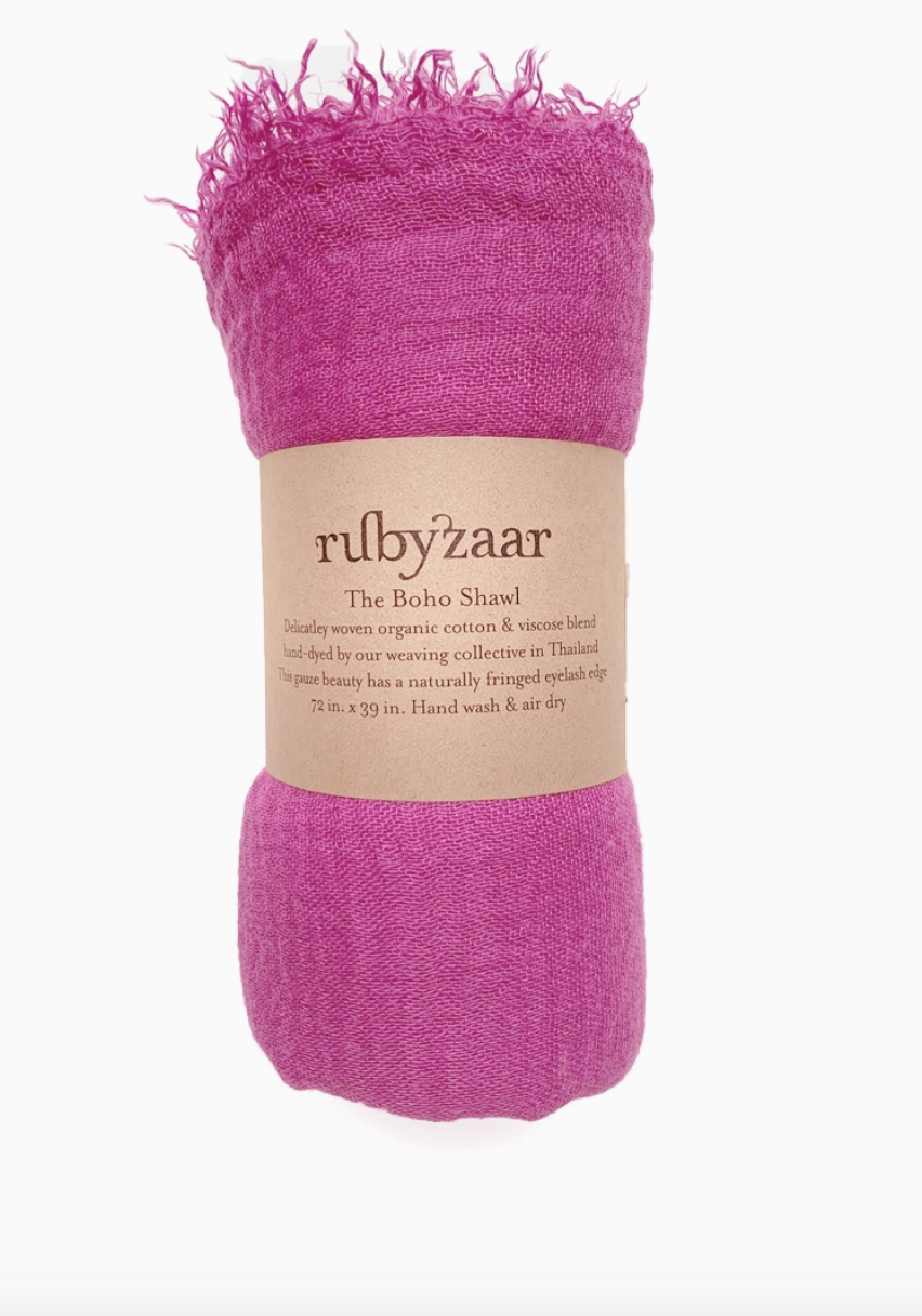 Rubyzaar Boho Shawl (10 colors)