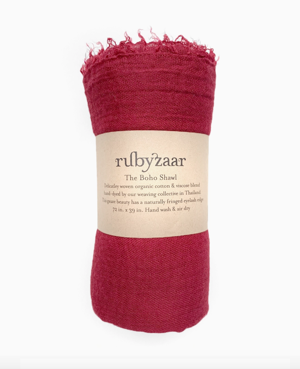 Rubyzaar Boho Shawl (10 colors)