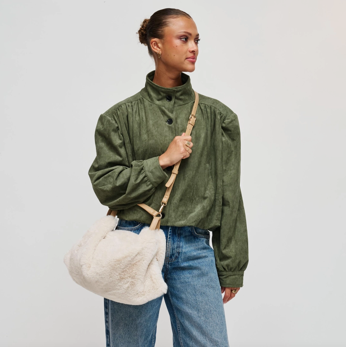 Nash Faux Fur Tote - 2 color options