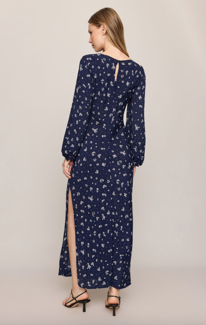 Midnight Tansy Midi Dress