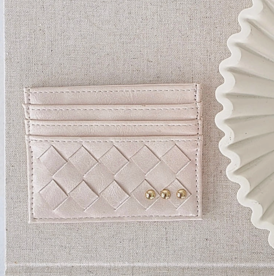 Mariah Woven Card Holder- 3 Colors