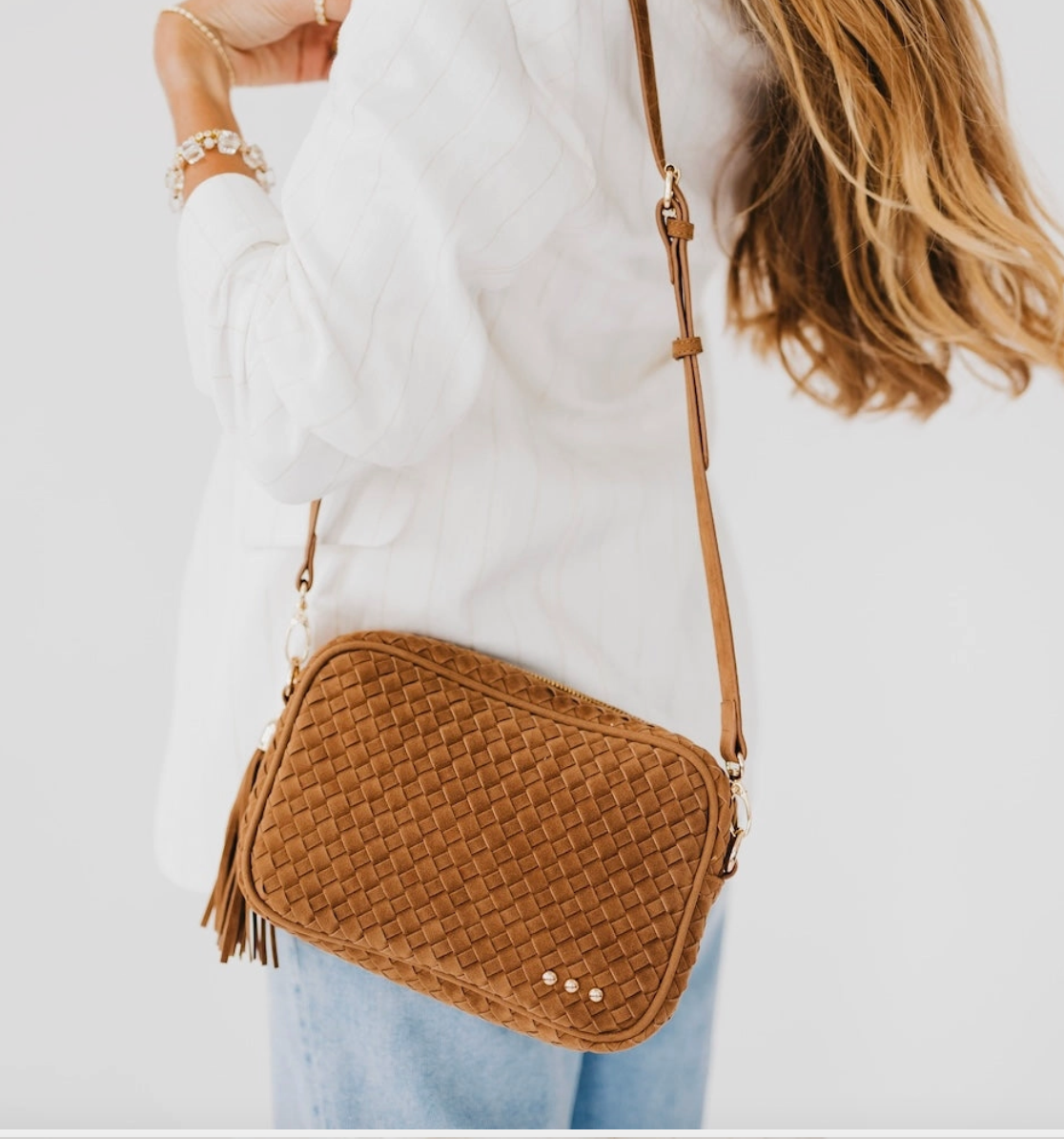 Suede Woven Camera
