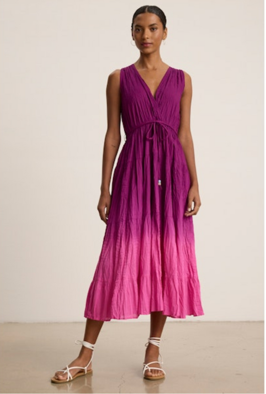 Velvet by Graham & Spencer Marilyn Dress in Fuchsia