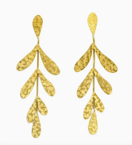Remata Filigree Earrings in Gold