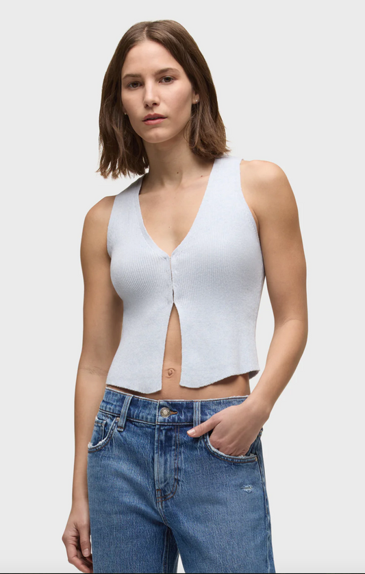 Knit Tank in Ballad Blue