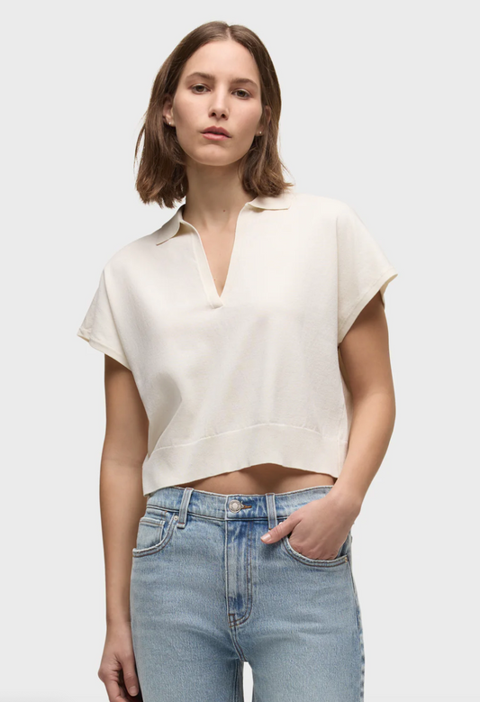 Knit Polo Top
