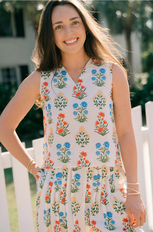 Sadie blouse in Flourish