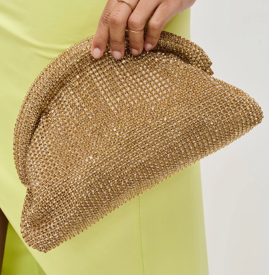 Miriah Evening Bag in Gold