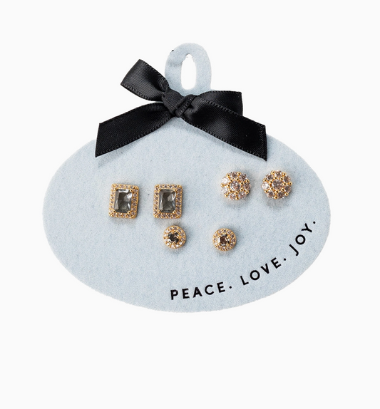 Noel Crystal Holiday Post Set (3 colors)