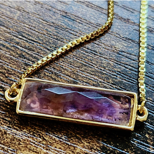 Gold Filled Amethyst Bracelet