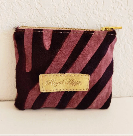 Mauve Mini Coin Card Pouch