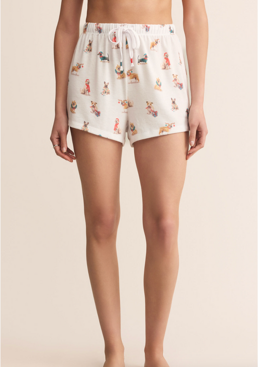 Classic Pup Shorts in white