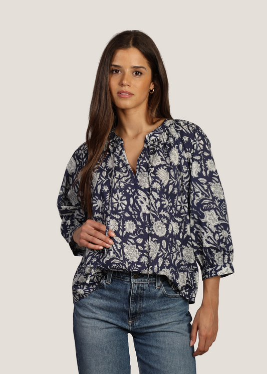 Emma Floral Top