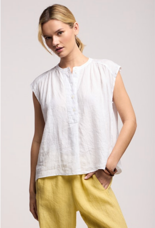 Bec Linen Sleeveless Top